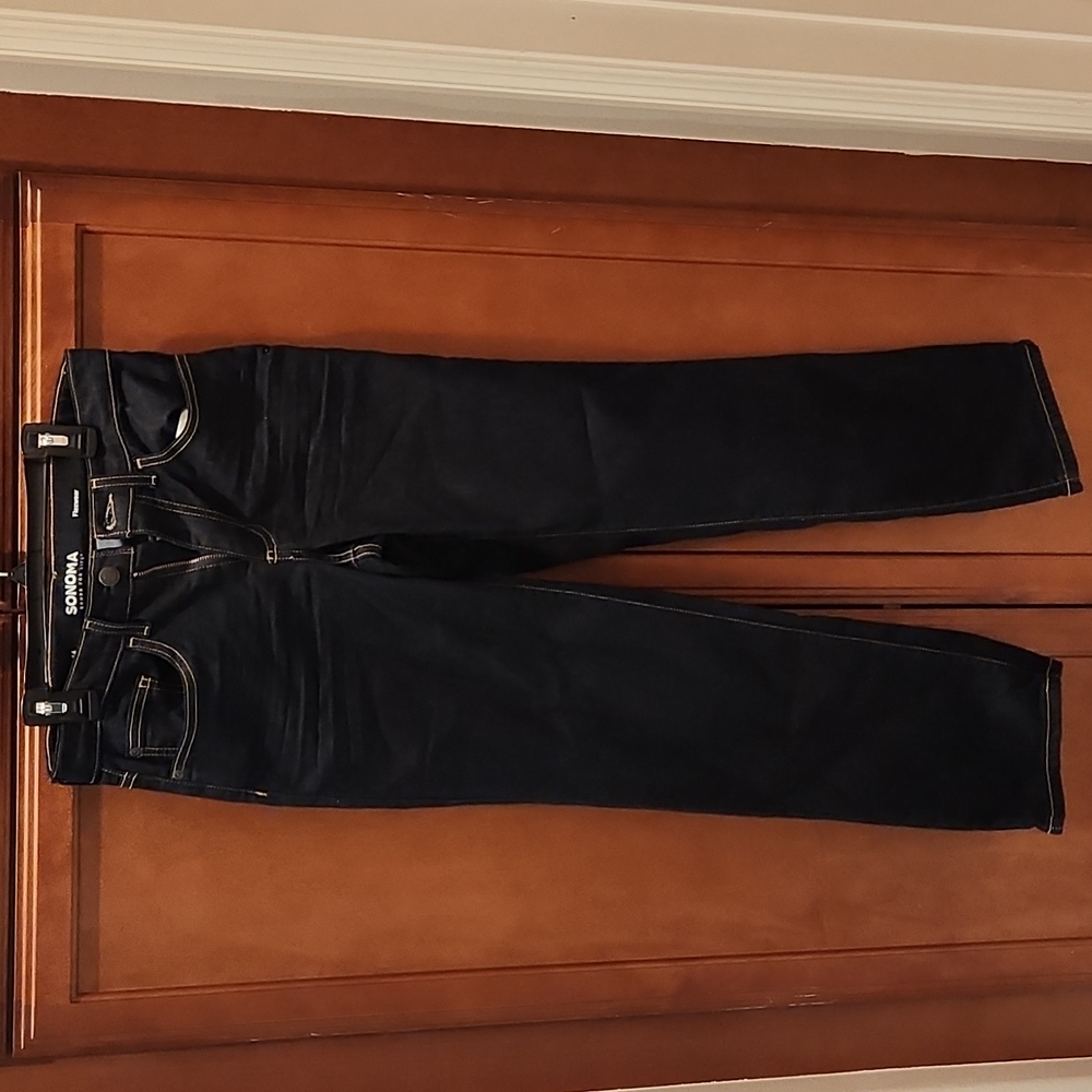 2 boys Sonoma jeans, 1 nike sweatpants, 1 NBA sweatpants